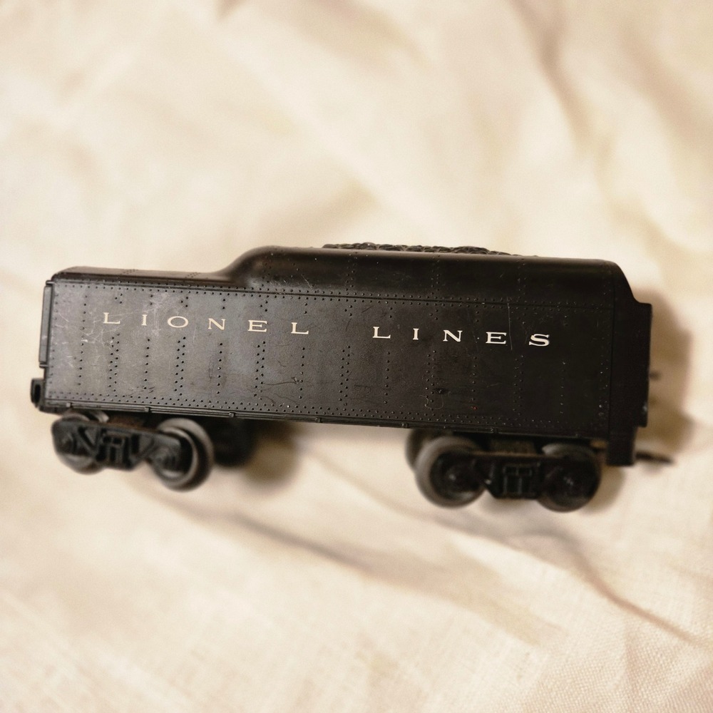 VTG Lionel Postwar O27 Black Coal Tender Toy Train Rolling Stock Steam Accessory
